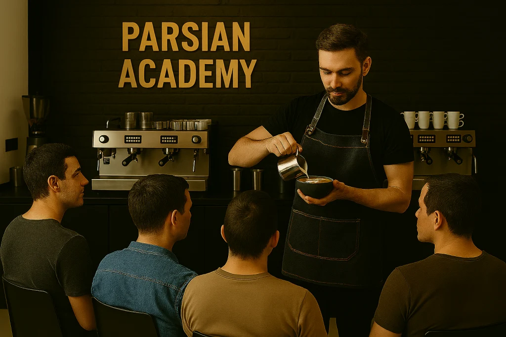 تصویر بهترین آموزشگاه باریستا در تهران در آکادمی پارسی